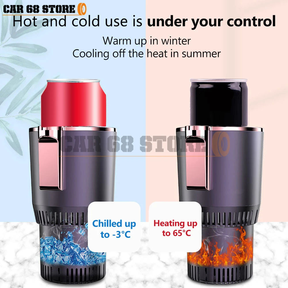 12V Warm/ Cool Smart Car Cup- Heating/ Cooling Cup 2-In-1